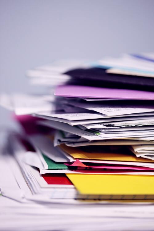 Pile de documents comptable